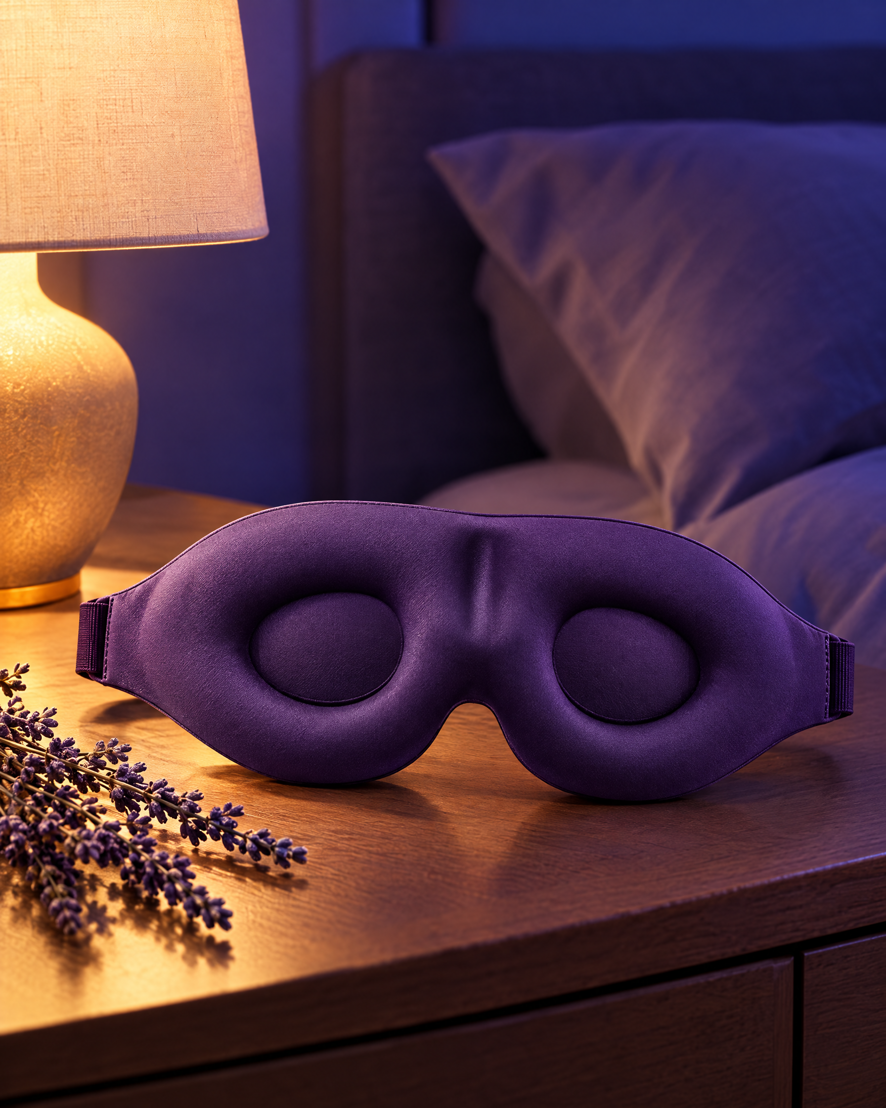 Masque de nuit 3D Lunae Mini violet